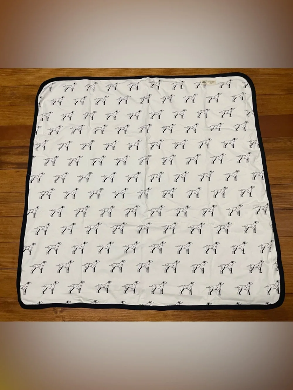Monica + Andy Dalmatian Print Organic Cotton Coming Home Baby Swaddle Blanket